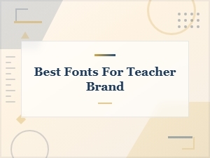 Best Free Fonts for Teacher Branding That Stand Out